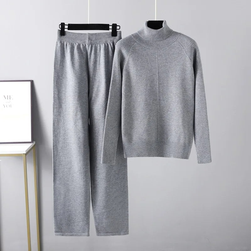 Lemoine™ | Ensemble deux pièces Lounge en tricot torsadé