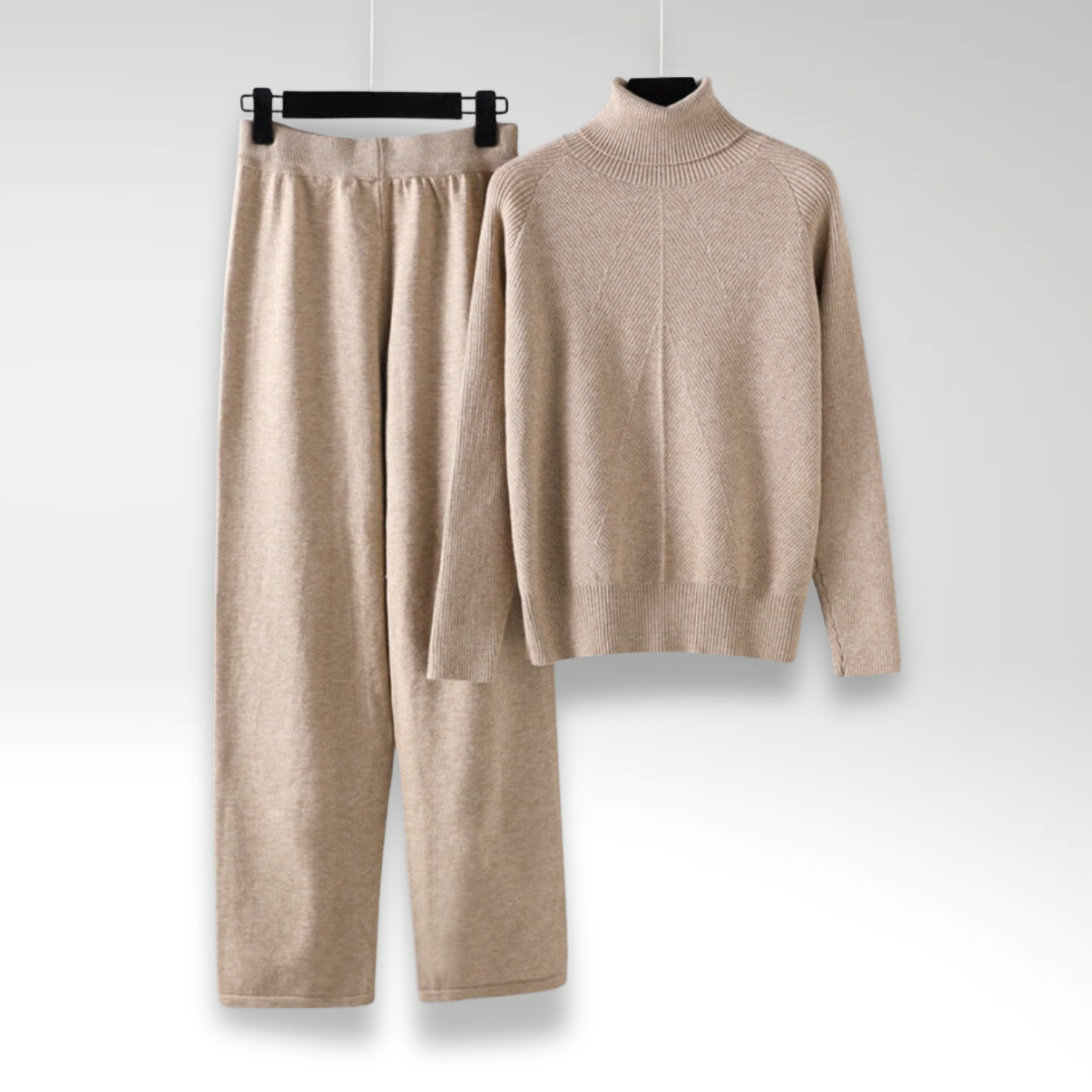 Lemoine™ | Ensemble deux pièces Lounge en tricot torsadé