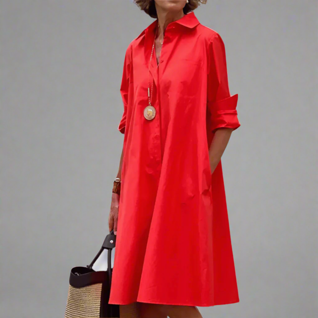 Sandrine | Robe Polo Décontractée et Élégante