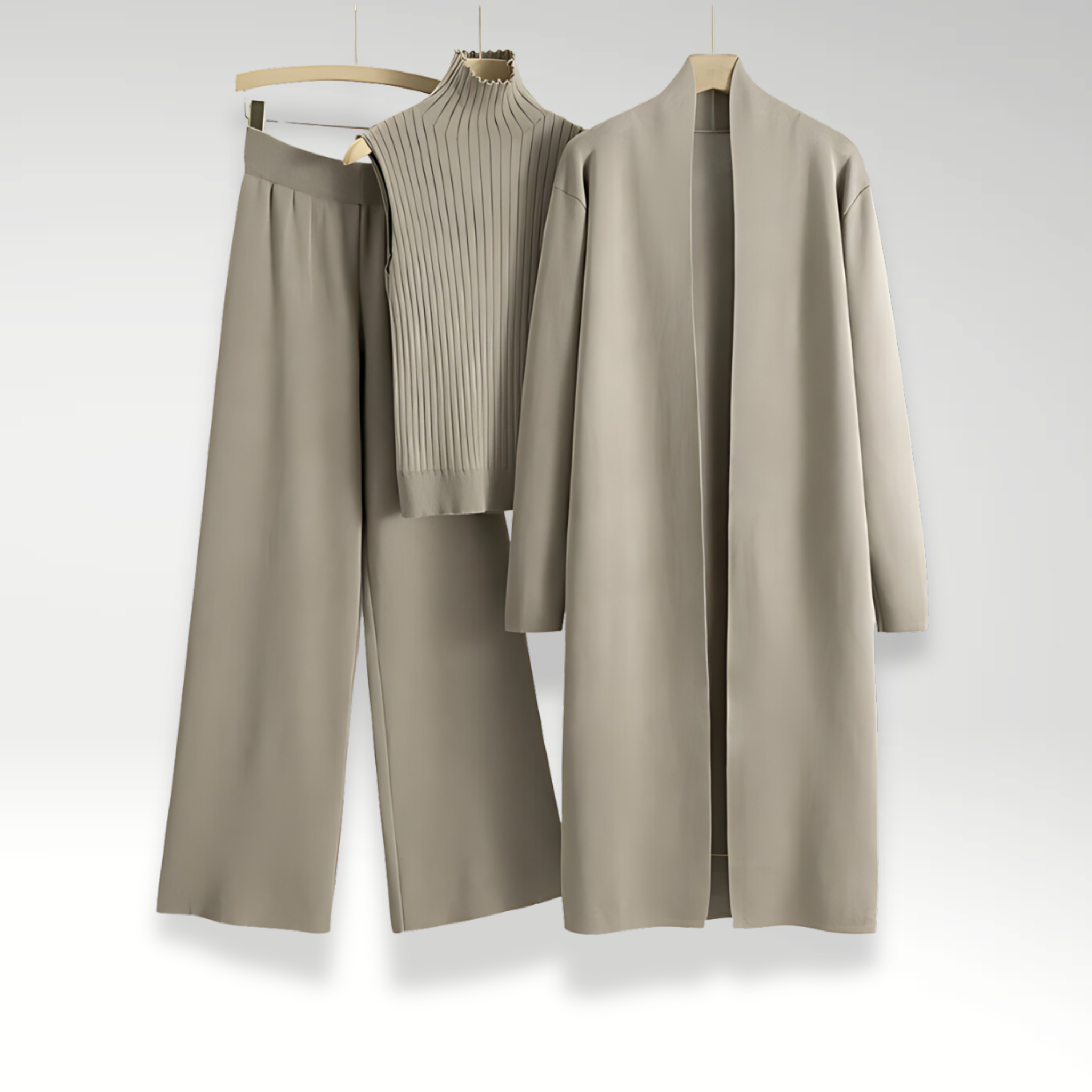 Lemoine™ | Ensemble trois pièces en maille Luxe