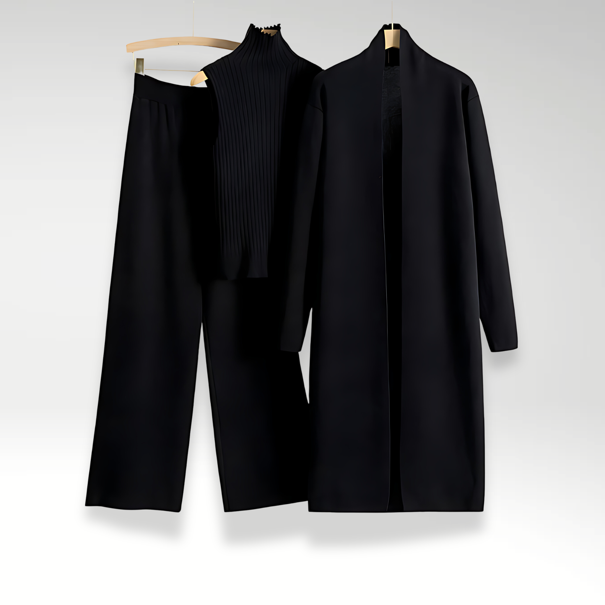 Lemoine™ | Ensemble trois pièces en maille Luxe
