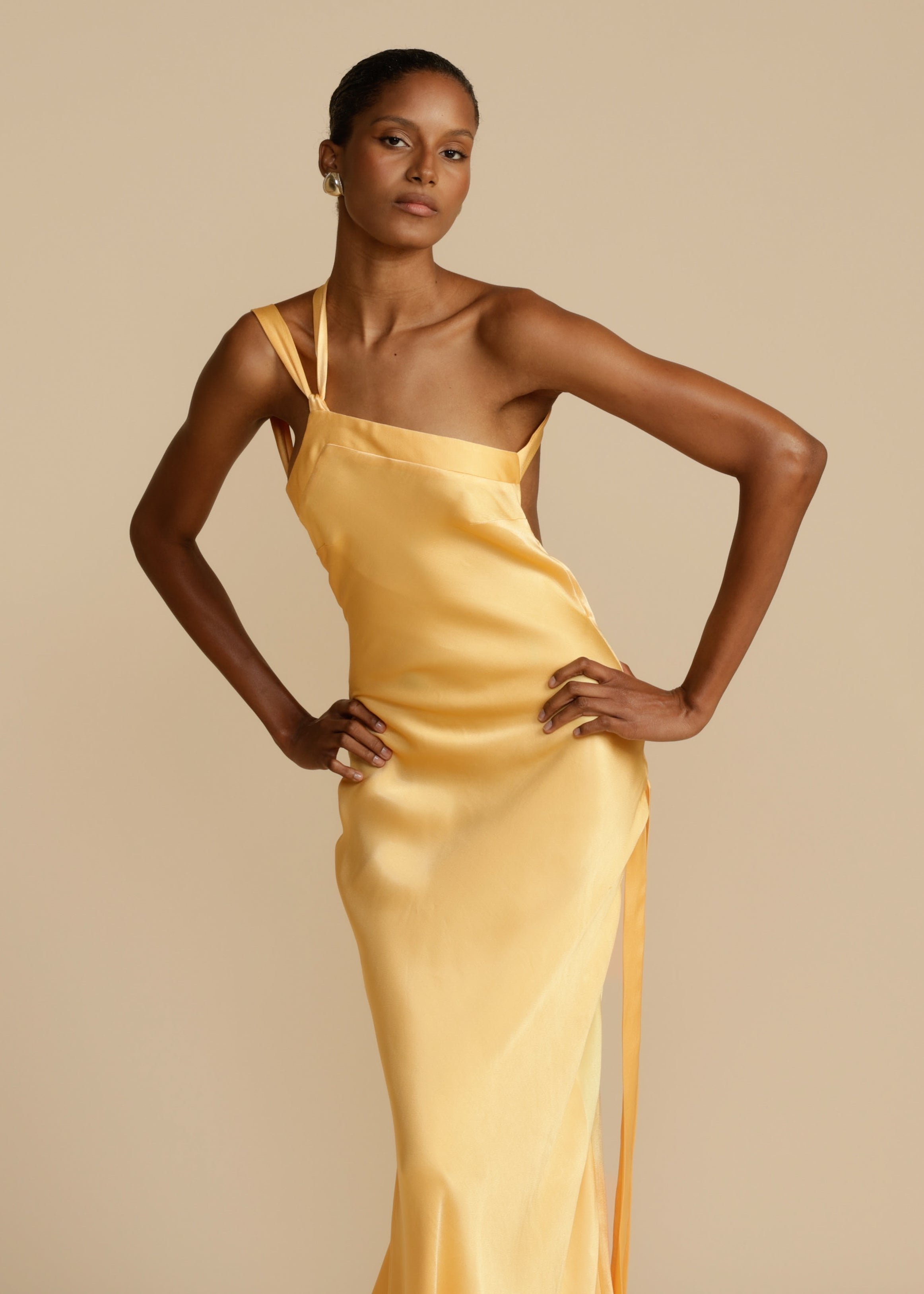 Lemoine™ | Muriel - Robe Élégante en Tissu Fluide