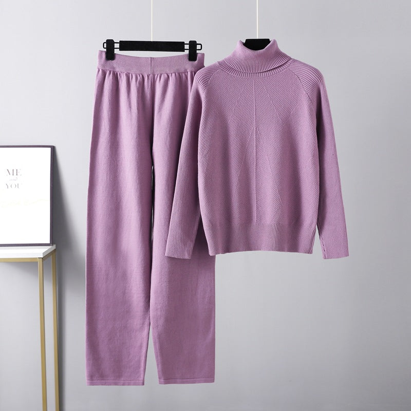 Lemoine™ | Ensemble deux pièces Lounge en tricot torsadé